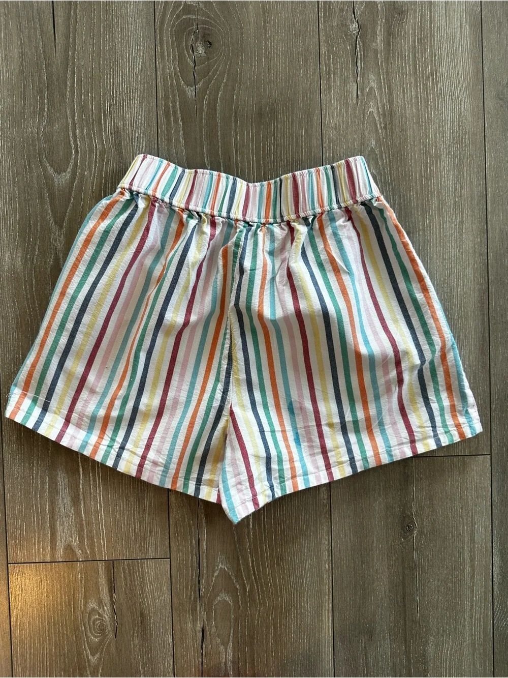 Dressed in Lala | Rainbow Stripe Boxer Shorts Cotton - Picture 11 of 11